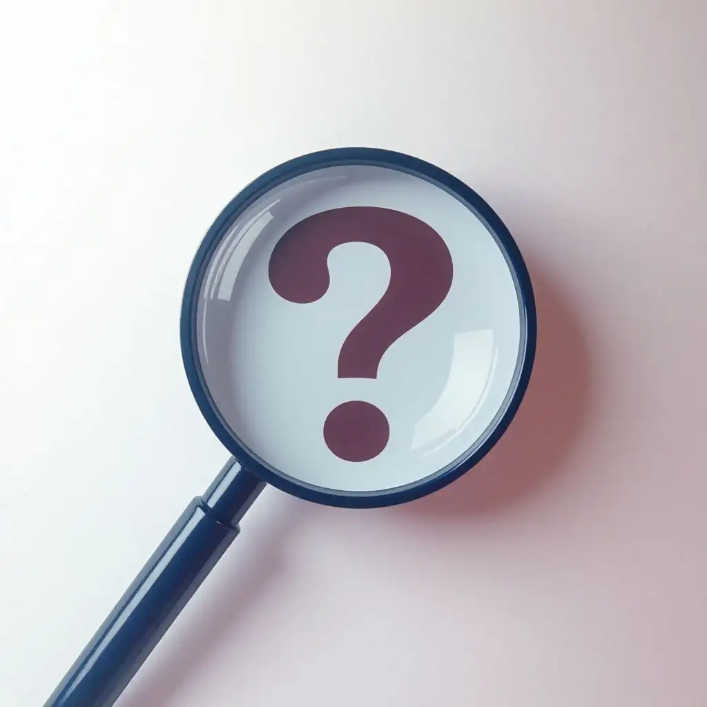 Illustration conceptuelle d'une loupe analysant les causes des difficultés scolaires chez l'adolescent - diagnostic et compréhension des obstacles à l'apprentissage